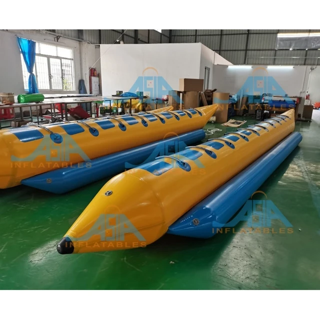 Factory Price Inflatable Water Games Fly Fish 5-person Towable Banana Boat