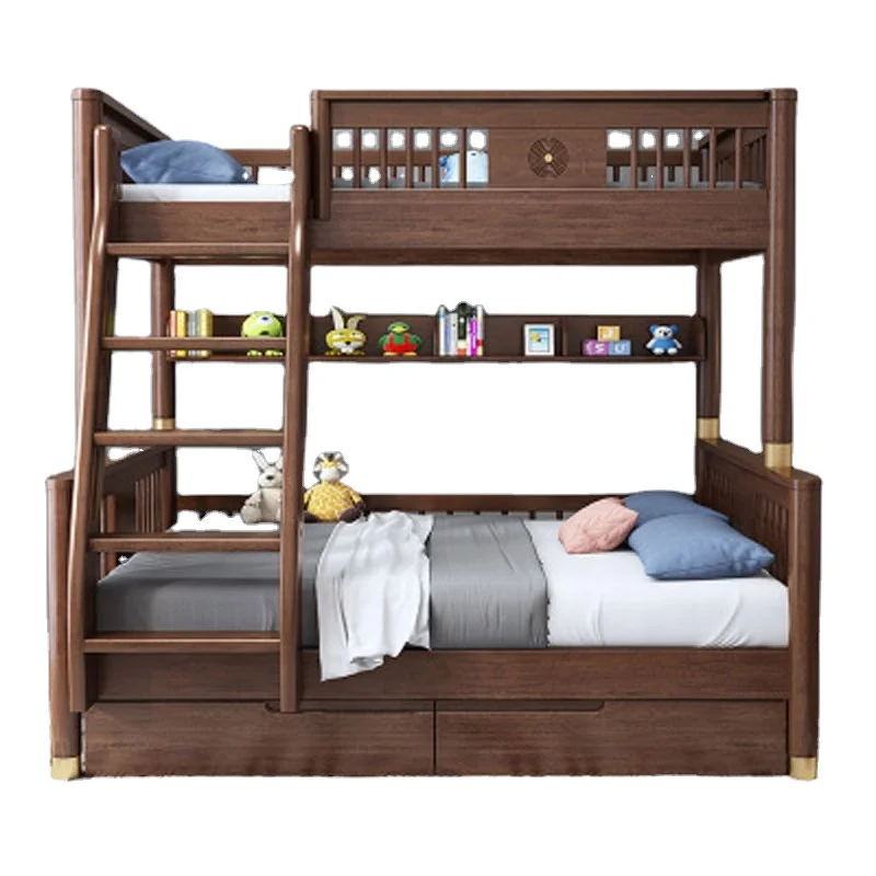 colorful dinosaur kid bedroom furniture children bunk bedsoft bed set for girls children double bunk bed cute for sale