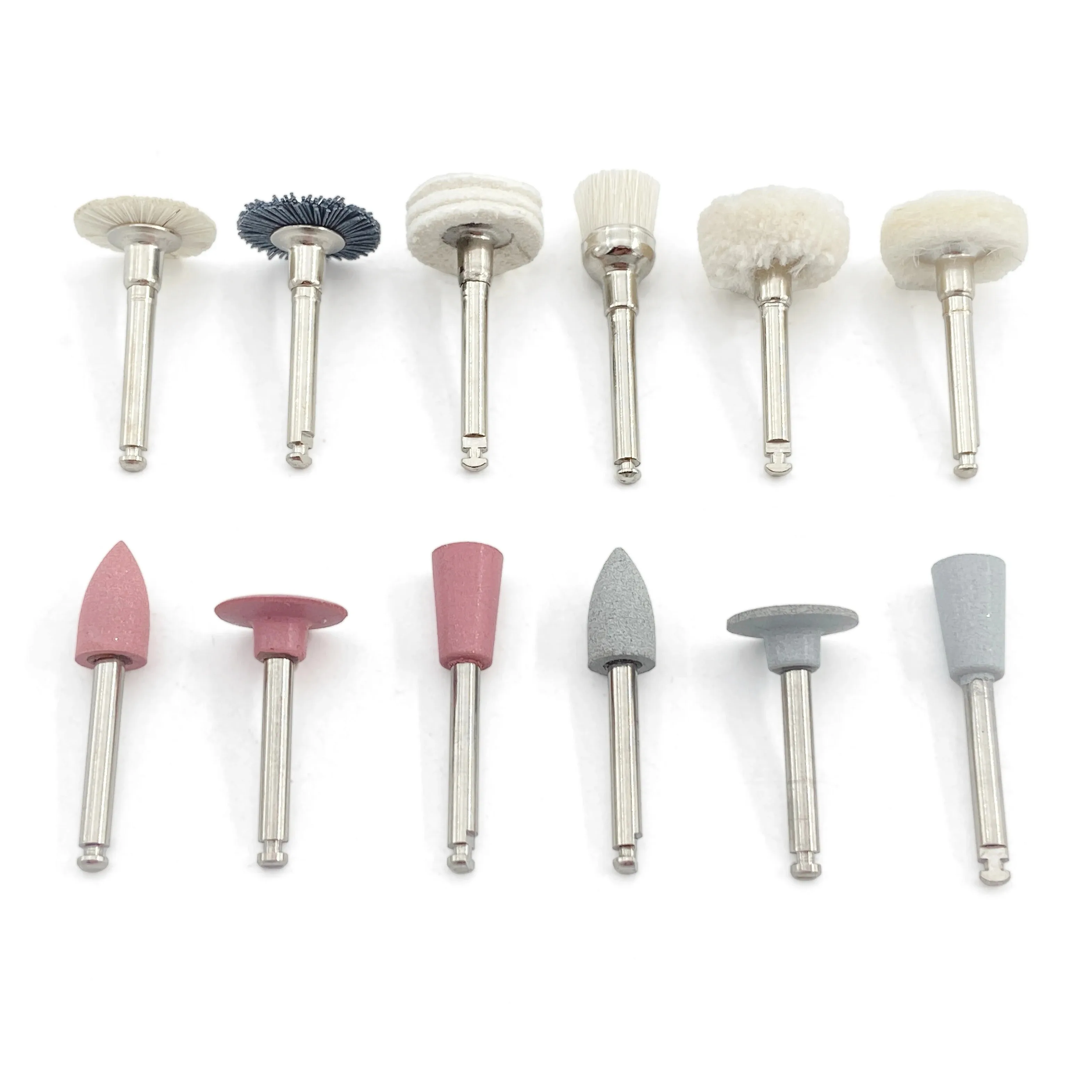 Dental Supplies Tools Polisher Kit PK004 For Low-Speed Handpiece Dental Composite Kit Dentistry Porcelain/Natural Teeth