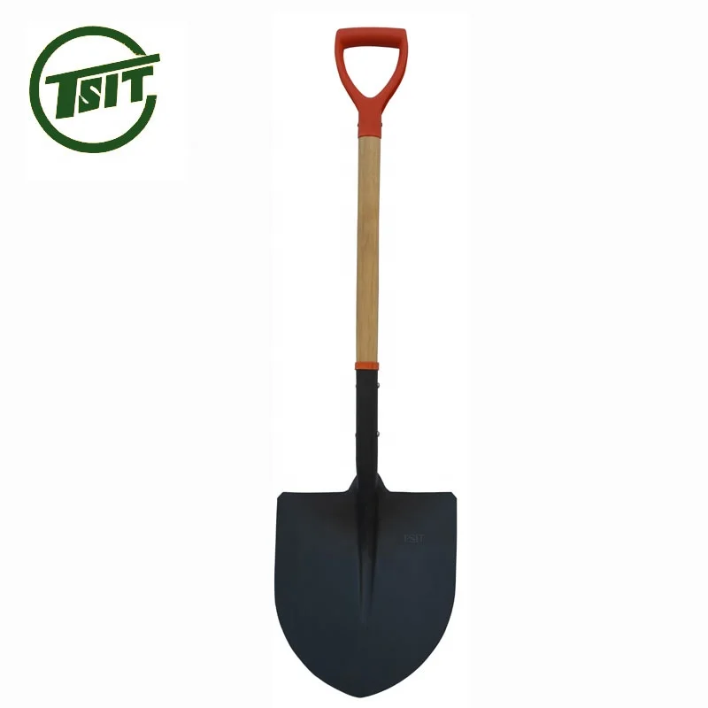 wooden handle Y type garden farming pala shovel
