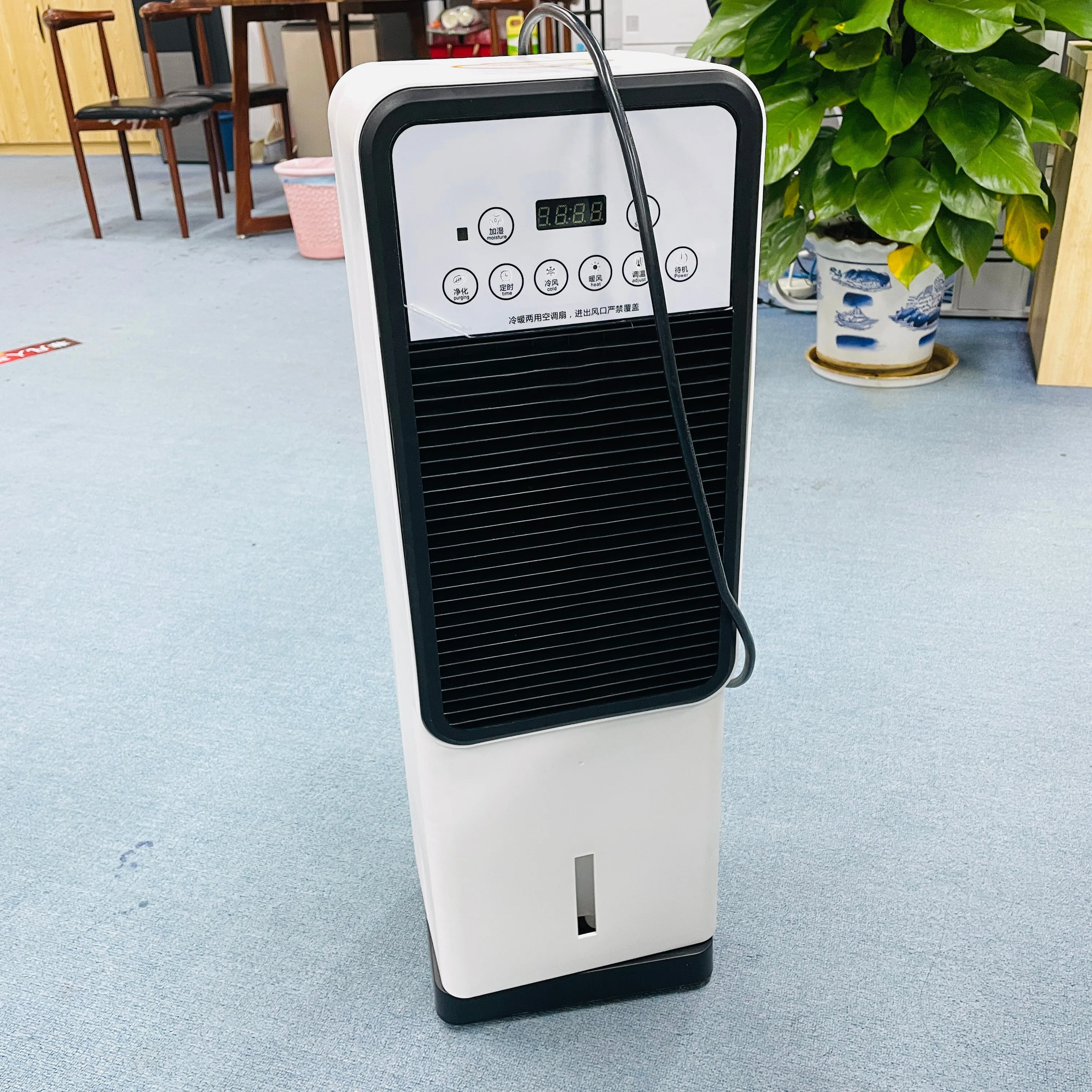 portable air conditioner cooling and heating Drainage-free Cooling Evaporative Air Cooler and heater with Remote control