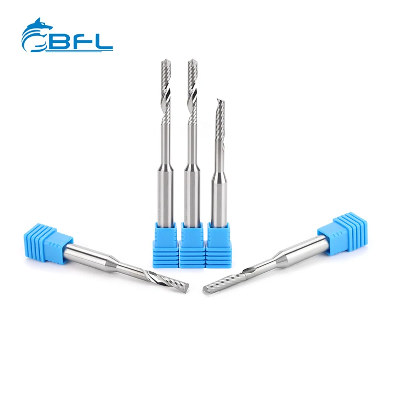 BFL China Solid Carbide CNC End Mill Cutter 1 Single Flute Router Bits 8x62mm single flute Cutting Tools