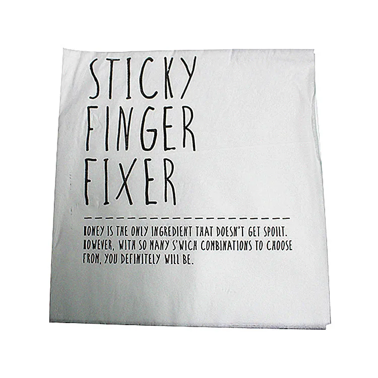 Funny Slogan Printed Bar Tissue Paper With Attractive Words with good quality