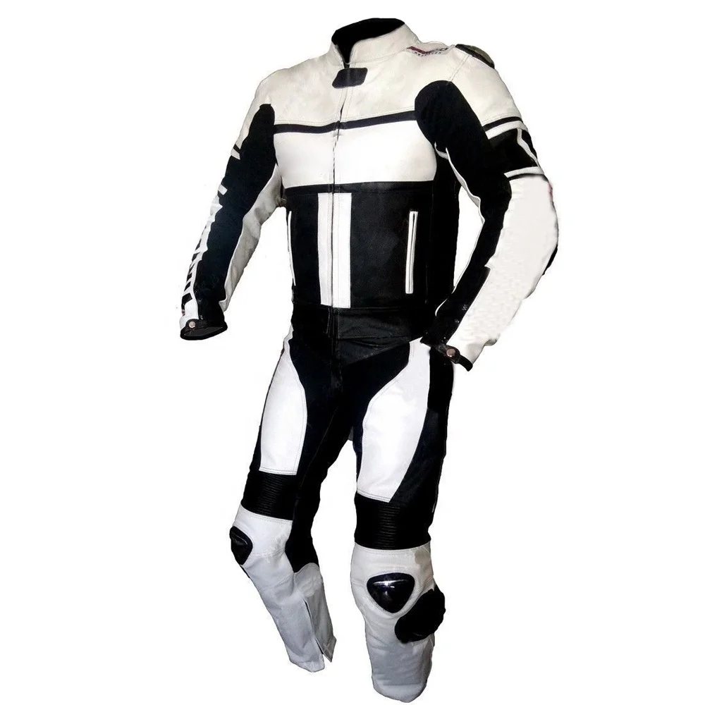 OEM Latest Style Motor Bike Suit / Custom Motorcycle Leather Race Suit Biker Racing