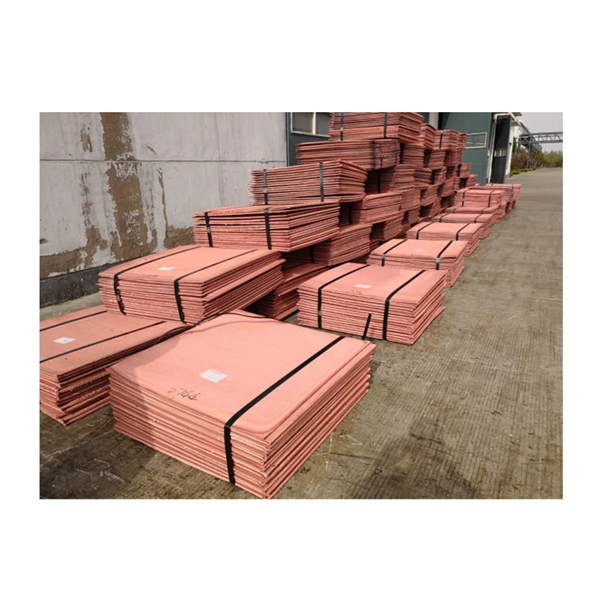 manufacturers direct sale of high purity copper cathode 99.99 high purity electrolytic copper cathode