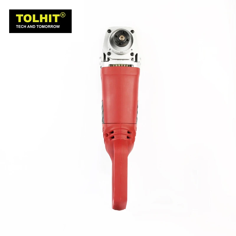 TOLHIT  Paddle Switch Rotary Handle Industrial Cutting Machine Professional Electric Angle Grinder Power Tool 2400W 230mm 9In