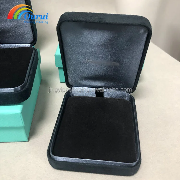 Universal logo mint blue Package Box Luxury brand Gift jewelry case With accessory certificates and bags