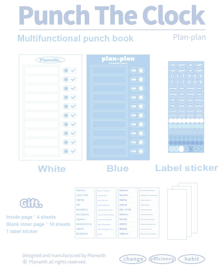 Hot New Product Reusable Chores Checklist Daily Planner Memo Plastic Board Chore Chart Responsibility Behavior Card