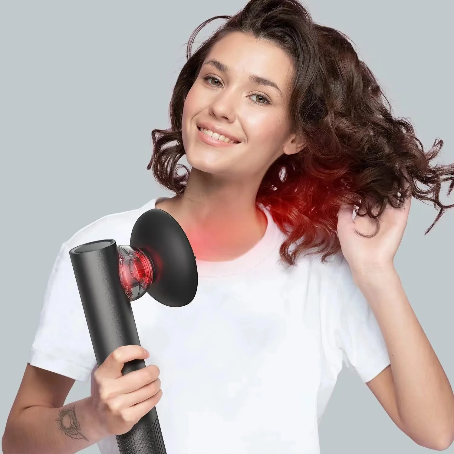 Home Use Hot Cold Wind 220v Electric 2 In 1 DC Motor Ionic 30000rpm Hair Care Hair Dryers With Diffuser
