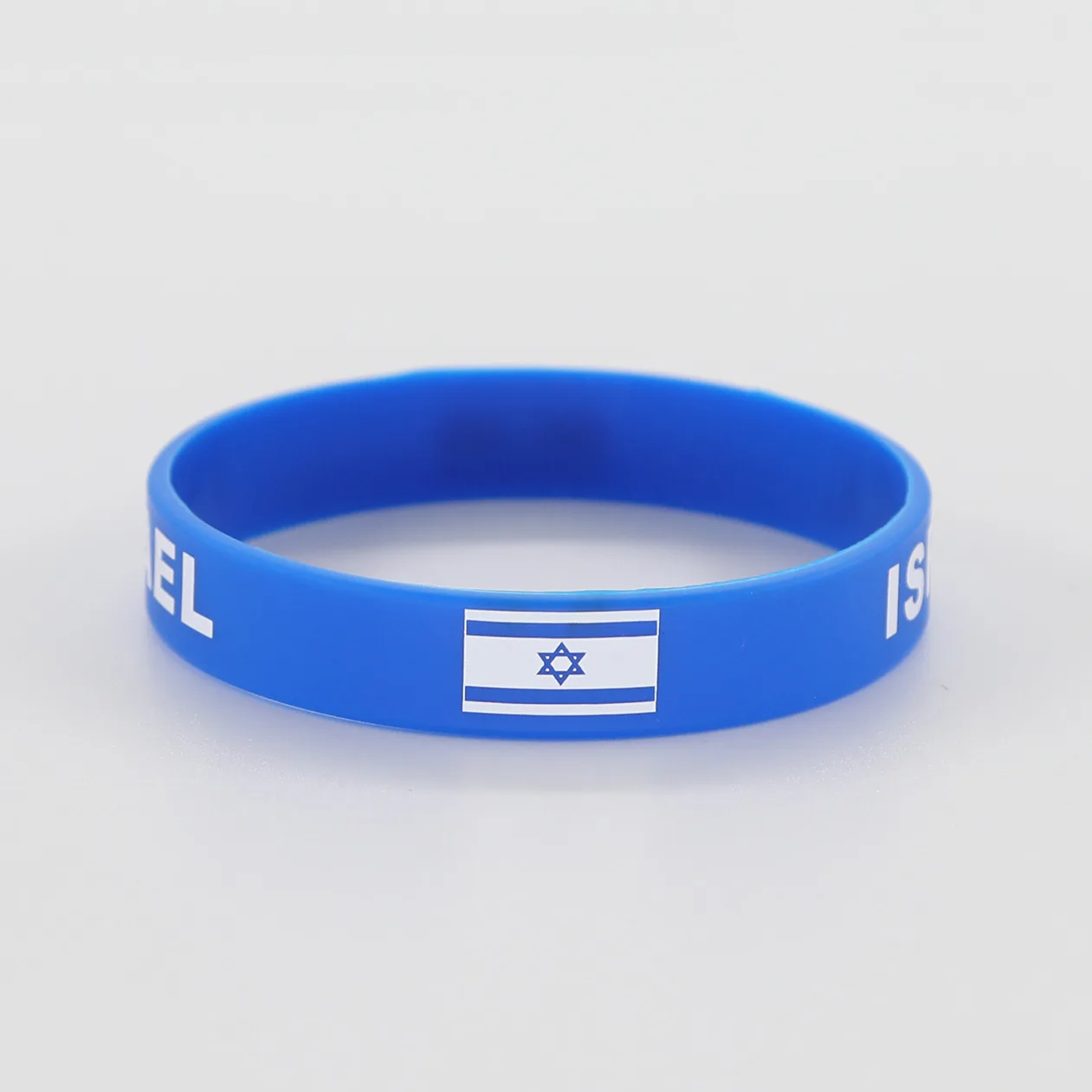 Wholesale Custom  287 Countries National Flag Pattern Wristbands Printed Silicone Bracelets Football Israel Palestine Fans Gifts
