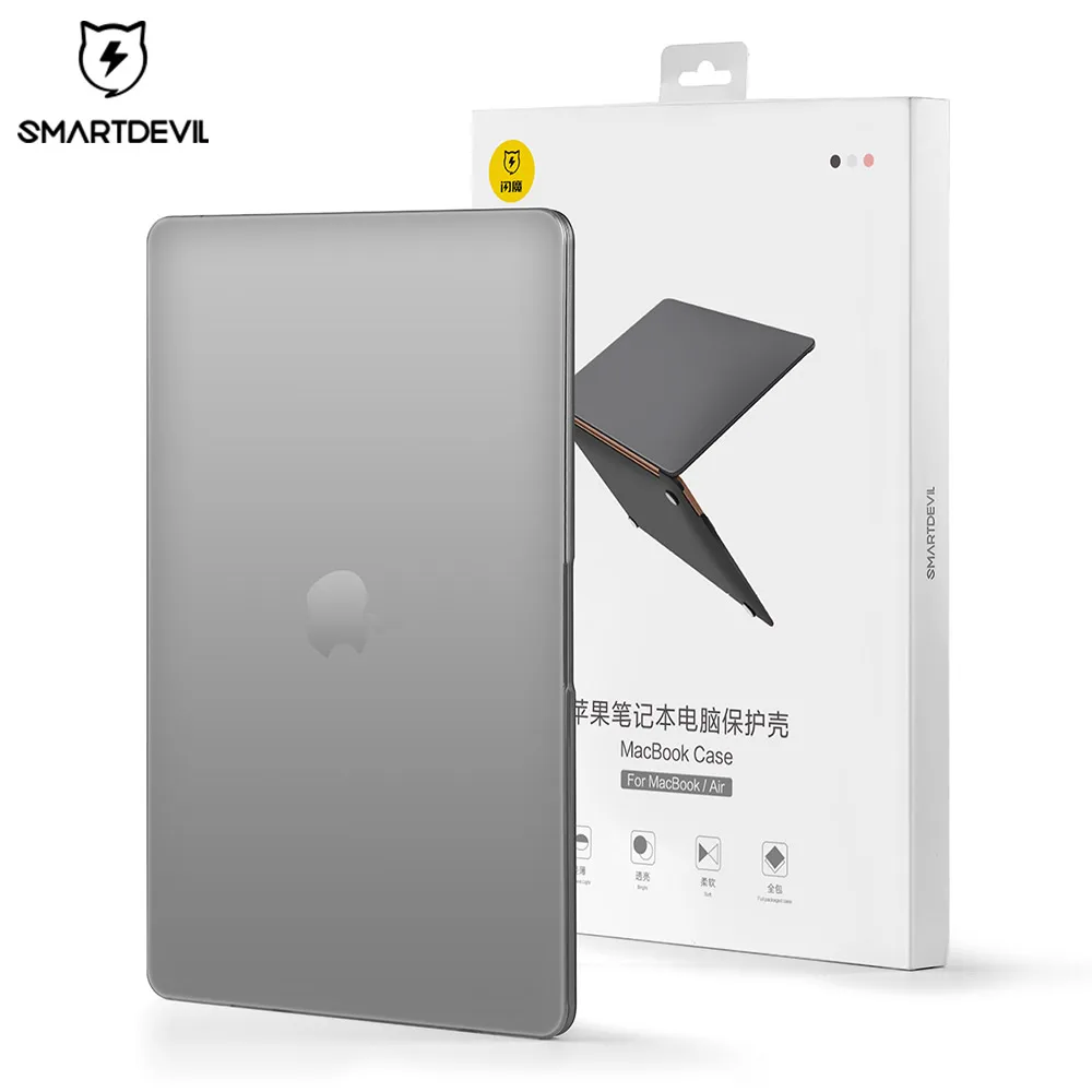 
SmartDevil Flexible Material Matte Transparent Case For Macbook Air Pro Ultra-thin Protective Cover For Laptop 