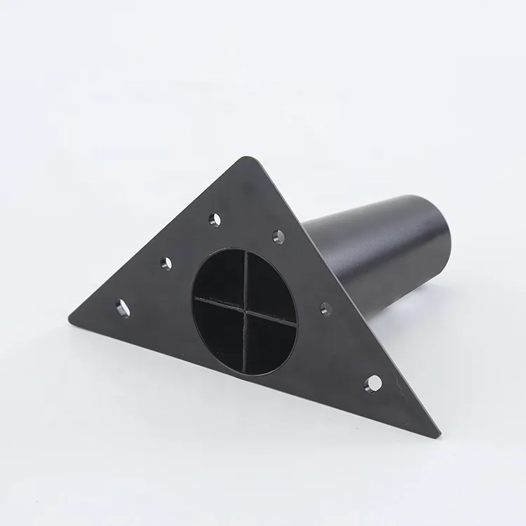 CE passed 6.49 inch Wood grain ABS Plastic Cabinet Leg Table Feet adjustable bed furniture risers