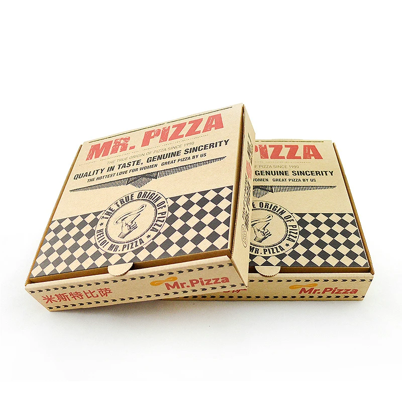 2020 hot cheaper Wholesale Cheap Empty Custom Pizza Boxes With Logo,Low Price Design Delivery Pizza Box