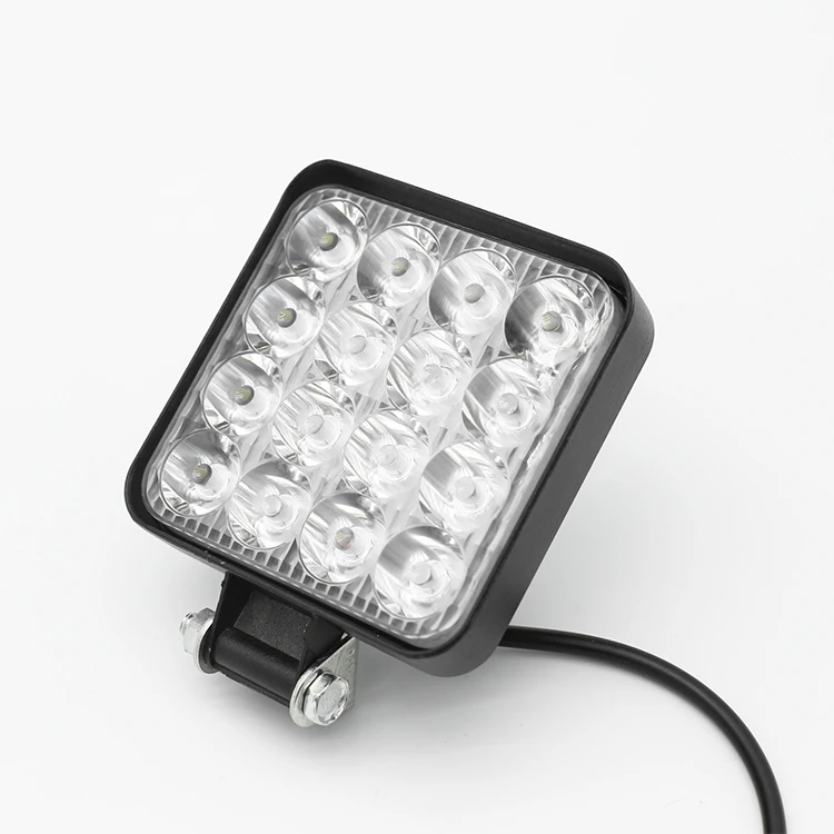 Hot sell led work light mini 48w 3inch square for off-road 4x4 accessories led work light