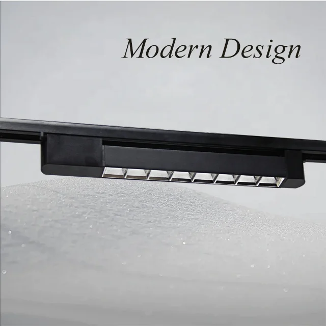 Linear Ceiling Recessed Interior Lighting System Led Magnetic Rail Track Light For Workshop Building