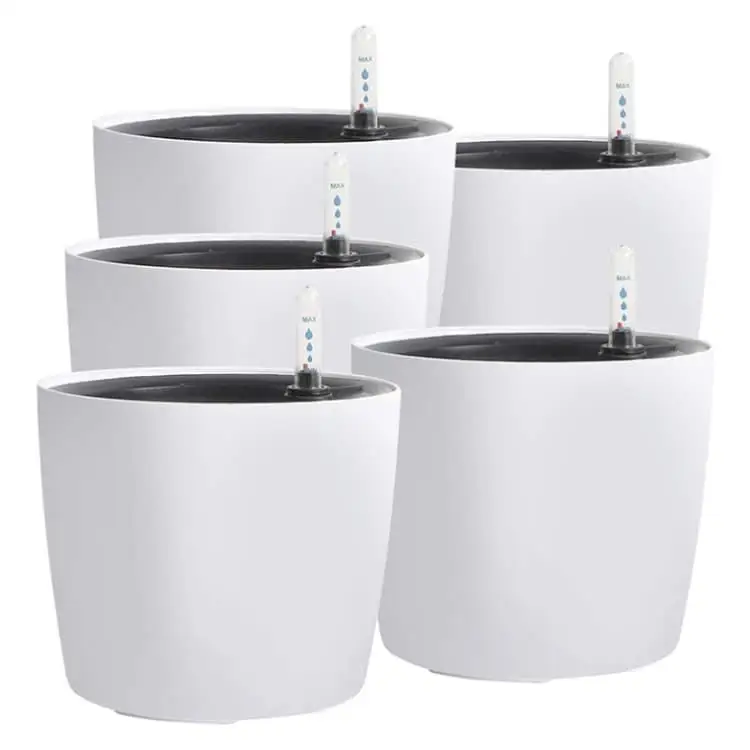 BRICE Promotional matte small size desktop decoration planter garden macetas gold zinc mexican style flower pot holders