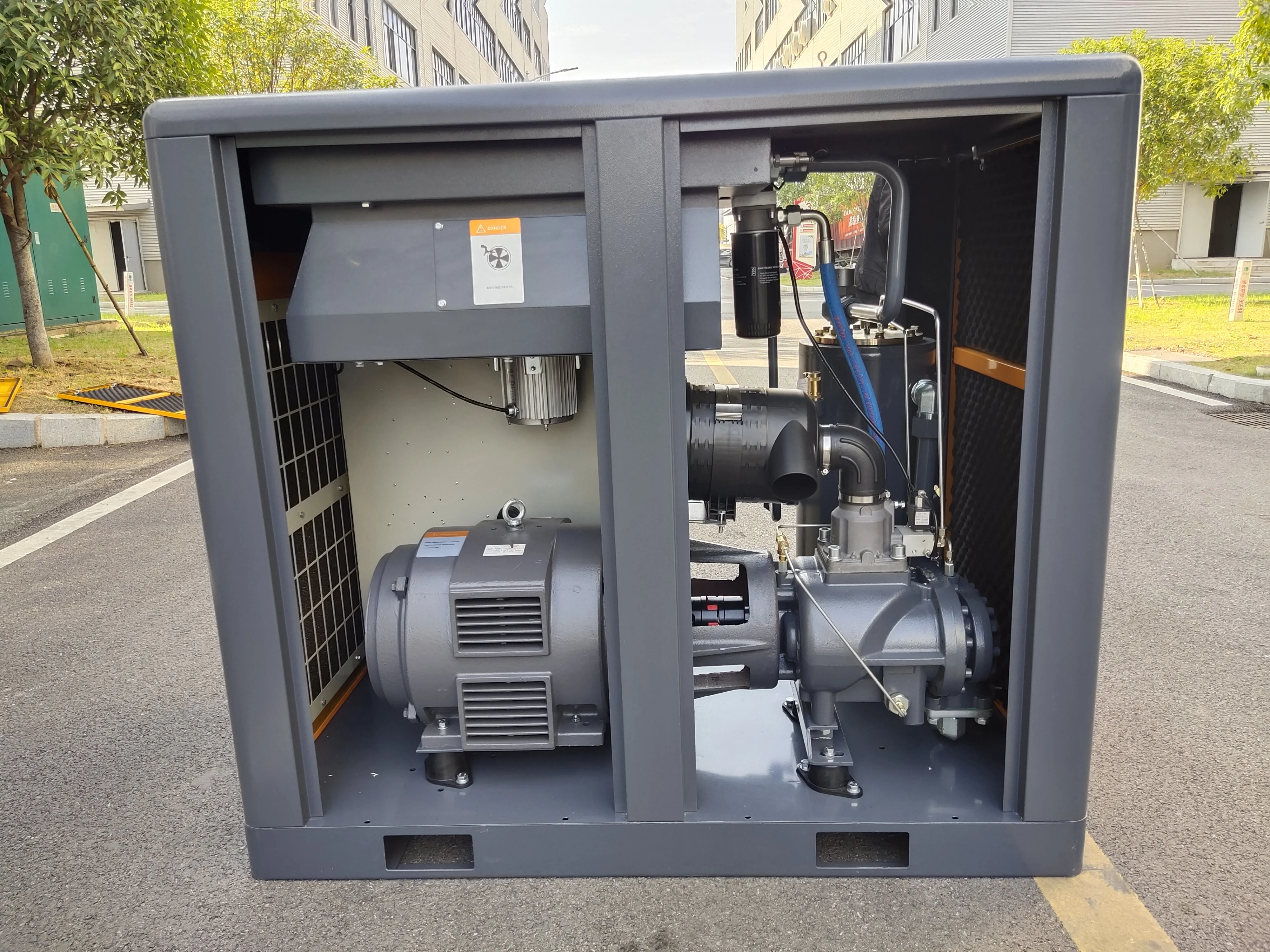 China Supplier Factory Price Mikovs 10bar 125psi rotary Screw air compressor 7.5kw 15kw 22kw Air-compressors