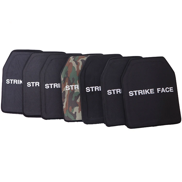 Tactical Vest Alumina Plate Silicon Carbide PE Ceramic Plate 10x12 Strike Face Armor Plate