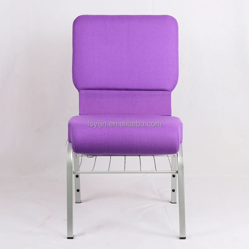 Cheap stackable  church chairs Fabric Upholstered pulpit chairs for church