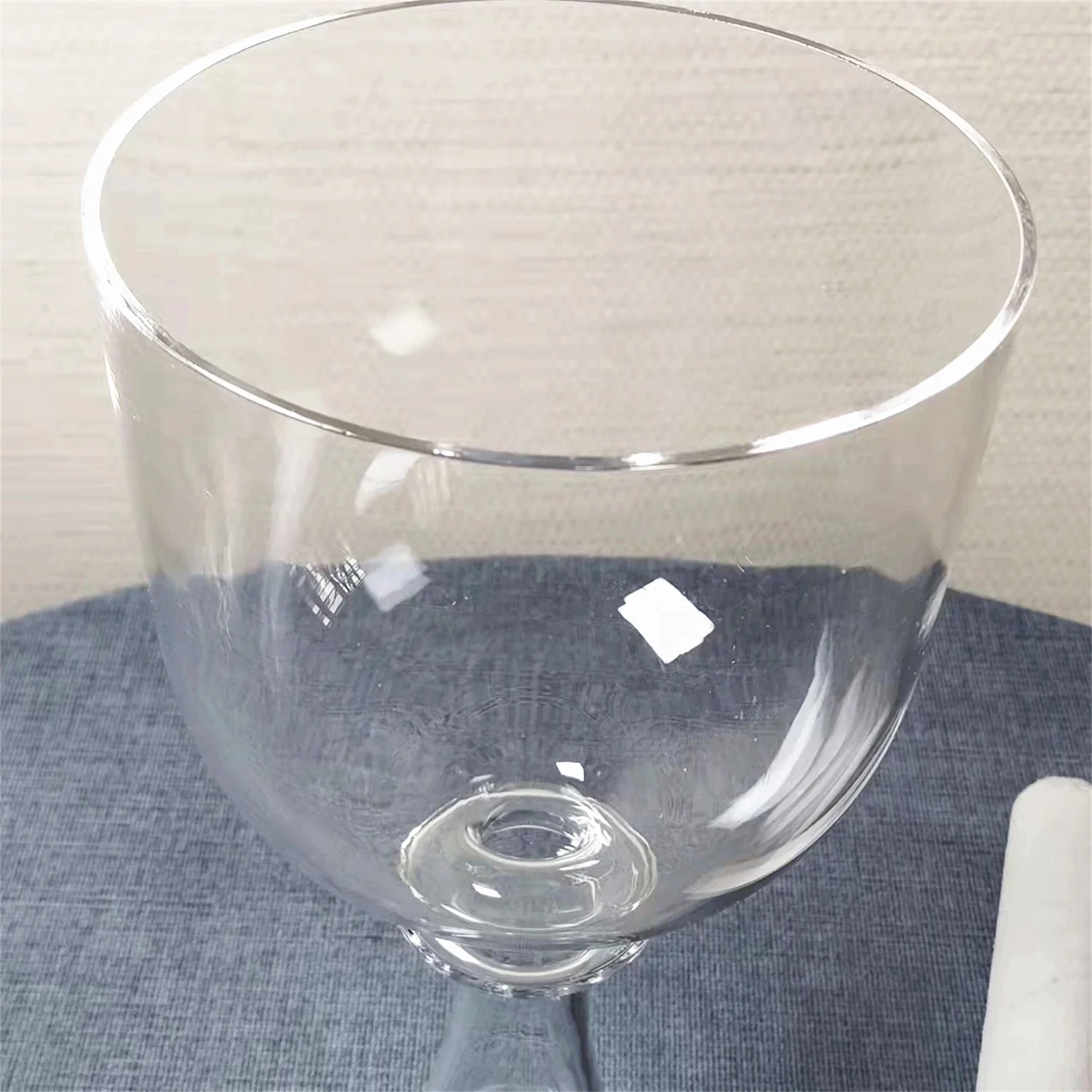 Хрустальный звук, лечебный шар, оптовая продажа, прозрачный космический цвет, Хрустальный гель для пения, для звучания