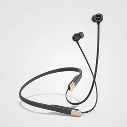 Waterproof BT 5.0 Headset Magnetic Wireless Sports Running Neck Earbuds with Mic Noise Cancelling Neckband Earphone