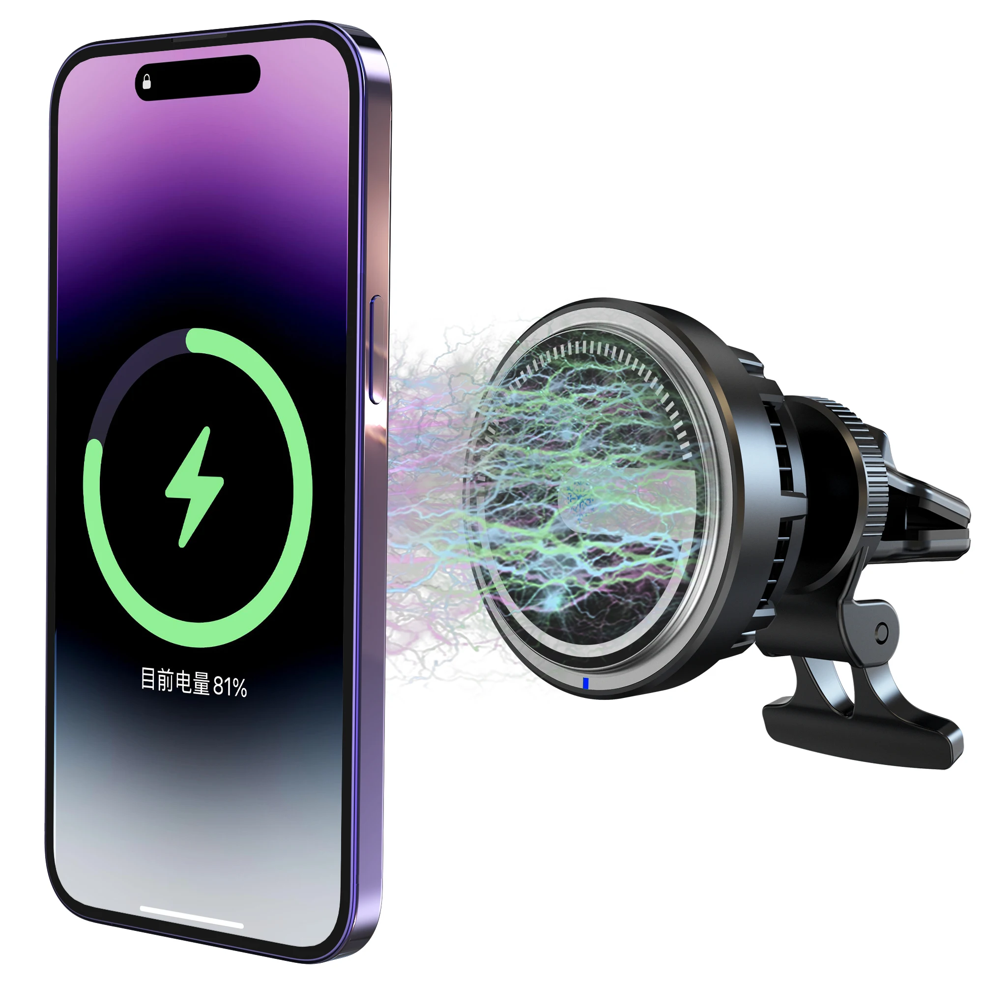 Phone Holder 15W Car Wireless Charger Charging Qi for Iphone Samsung New Product Factory Wholesale Car Charger Holder