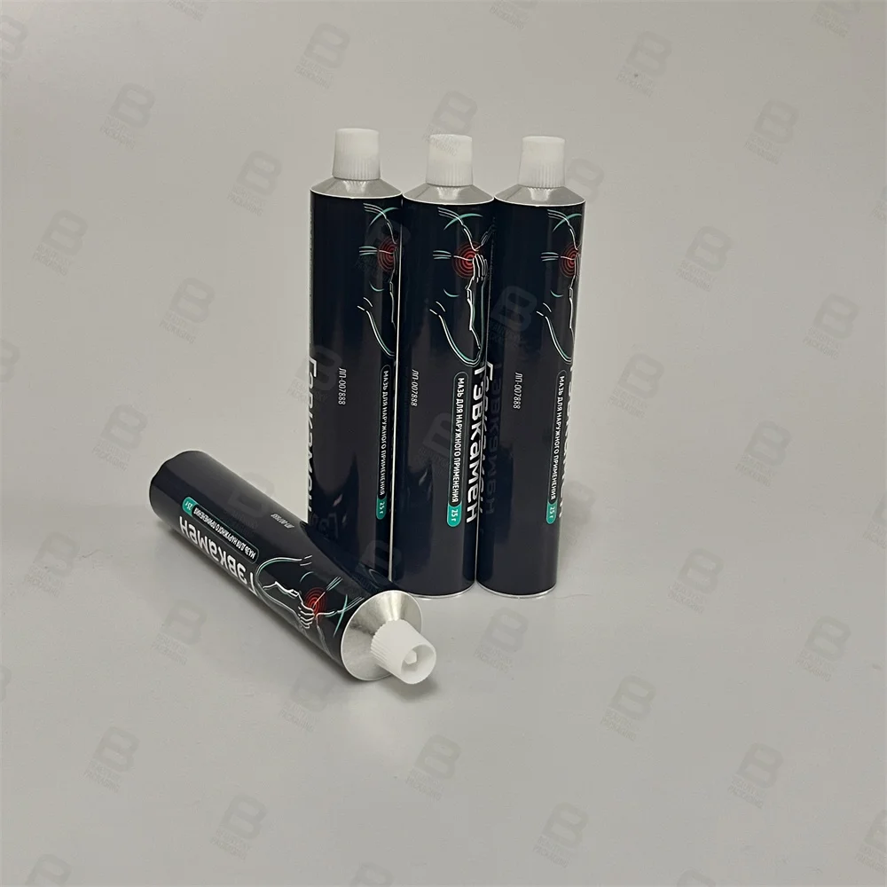 25mm 30g Aluminum Squeeze Packaging Tubes  for Eye Cream antibiotic medicine eye ointment