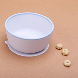 High Quality BPA Free Food Grade Silicone Baby Feeding Bowl Tableware For Kids