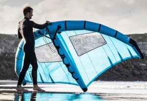 Wholesale Low MOQ Easy To Carry Water Sports 3M/4M/5M/6M Handheld Inflatable Wingfoil Sail Kite Wing Foil  Kitesurf