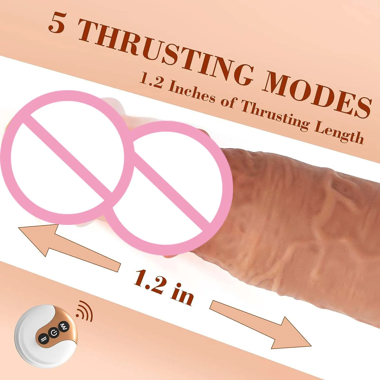 8.5 inch Liquid Silicone Thrust Swing Dildos Male Masturbation Machine Clit G Spot Anal Stimulation Thrusting Dildo For Women