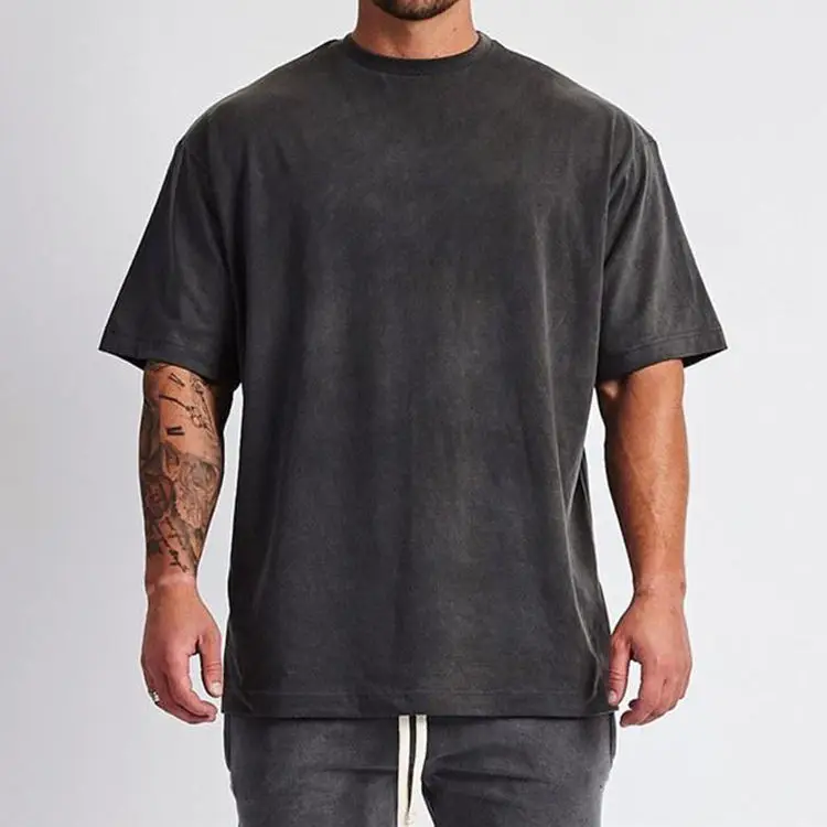 Clothing Manufacturers Custom T Shirt Mens Graphic Tee Heavyweight 100% Cotton Plus Size Big T-Shirt Plain Oversized Tshirt