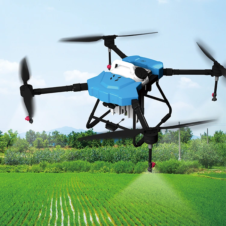 Agricultural drone prayer with 10L capacity tank for spray pesticide on frame