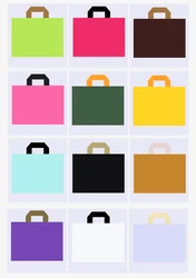 Biodegradable Packing Shopping Printed Small Plastic Pvc Packaging Bag With Own Logo