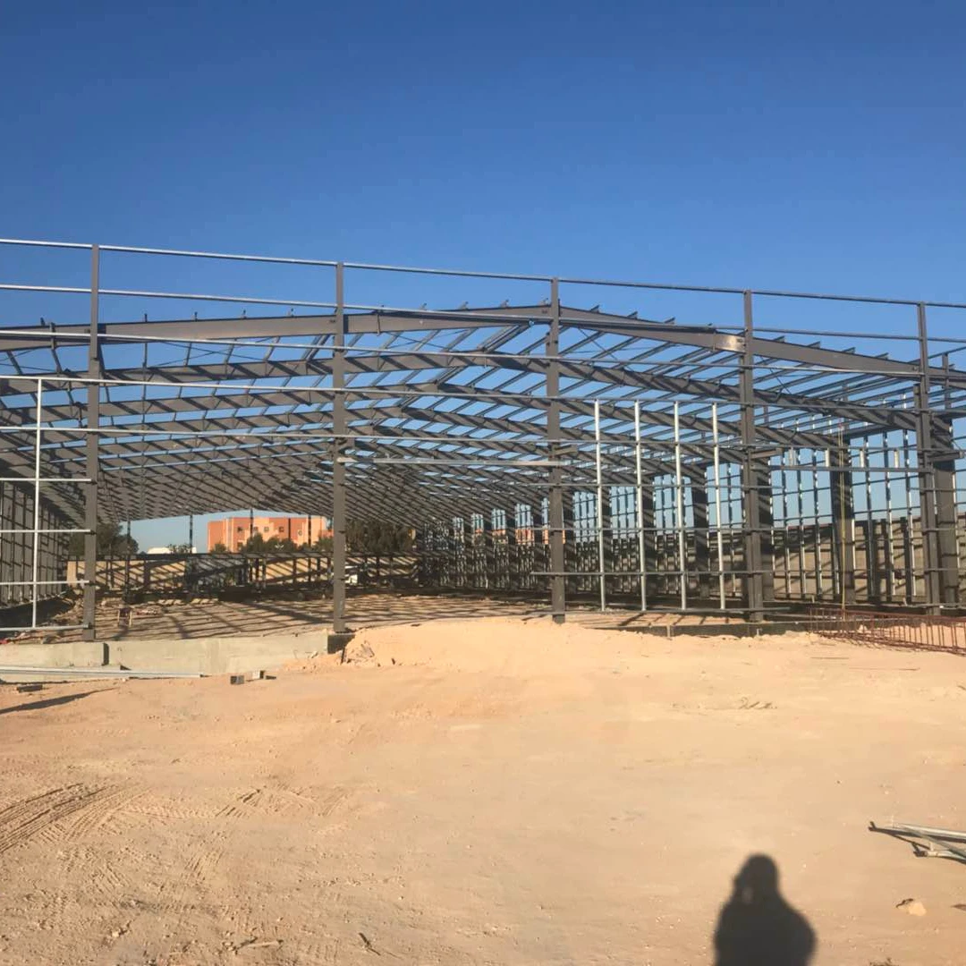 Fast Assemble Steel Warehouse Prefabricated Steel Structure Building  hangar workshop