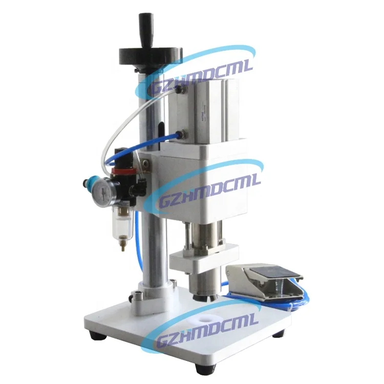  Полуавтоматическая фасовочно-упаковочная установка обжимной инструмент флакон щипцы полуавтоматическая для переверните прочь крышки или оторвать крышкой