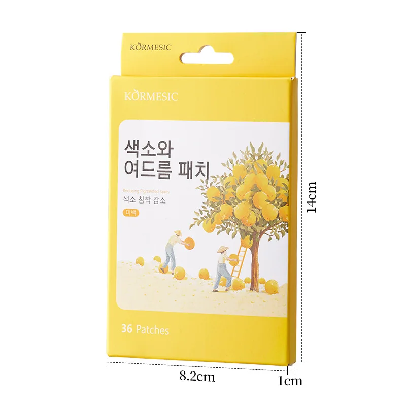 KORMESIC OEM Private Label  90% yuzu &5% niacinamide whitening cotton tablet KR