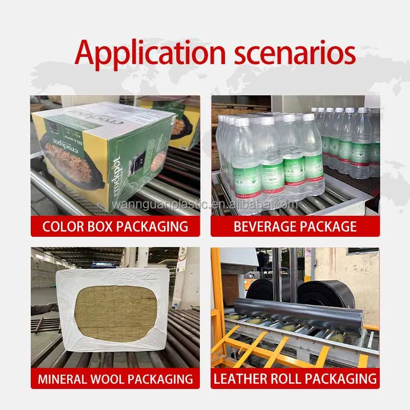 Best-selling Drinks Packaging HDPE LDPE LLDPE Sleeve Shrink Film for Box or Bottles Packaging