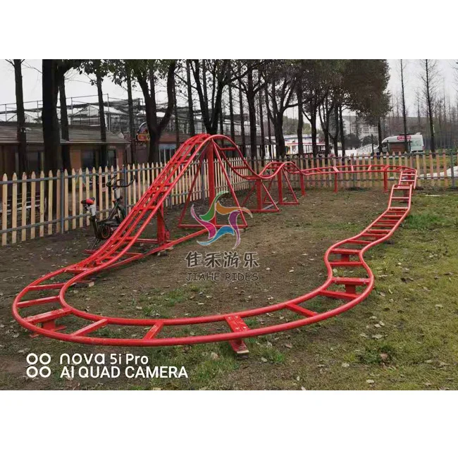 
Mini carnival rides parents powered kid small roller coaster for home 