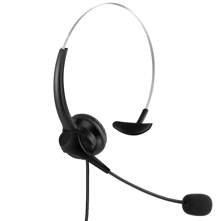 
Anti Radiation Usb Telephone Headset Call Center Microphone Headphone 