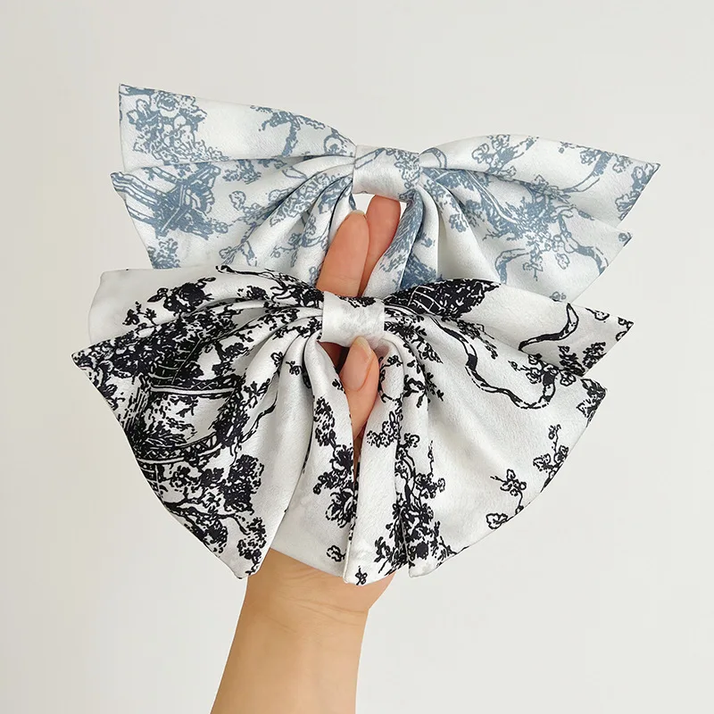 LRTOU Wholesale New Design American Women Hair Clips Hair Accessories Fashion Bows Floral Butterfly Spring Hair Clip