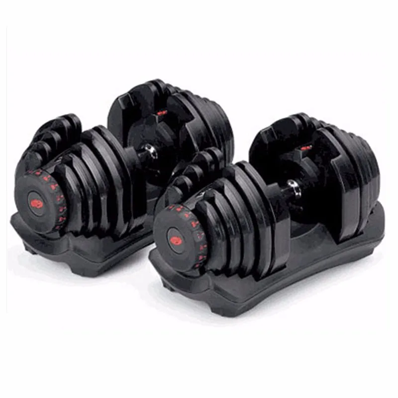 Quick Adjust 90 LB / 40 KG Rubber Hex Dumbbell Adjustable Wholesale