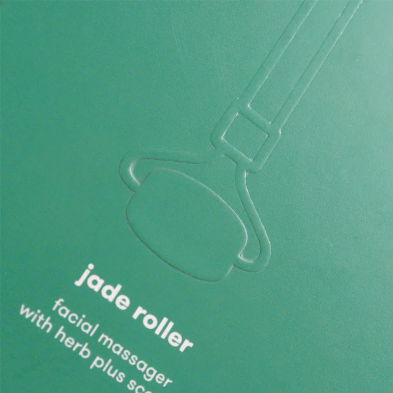private label biodegradable cardboard package gift box with devides beauty massaging jade roller gua sha magnetic paper box