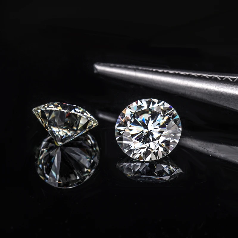 
Starsgem Promotion quality GH 5mm round brilliant cut moissanites diamond loose moissanite 