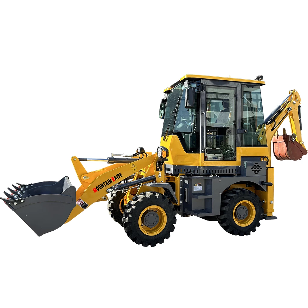 compact backhoe tractor loader backhoe 4x4 3 ton 1.5 ton backhoe loader price with air condition