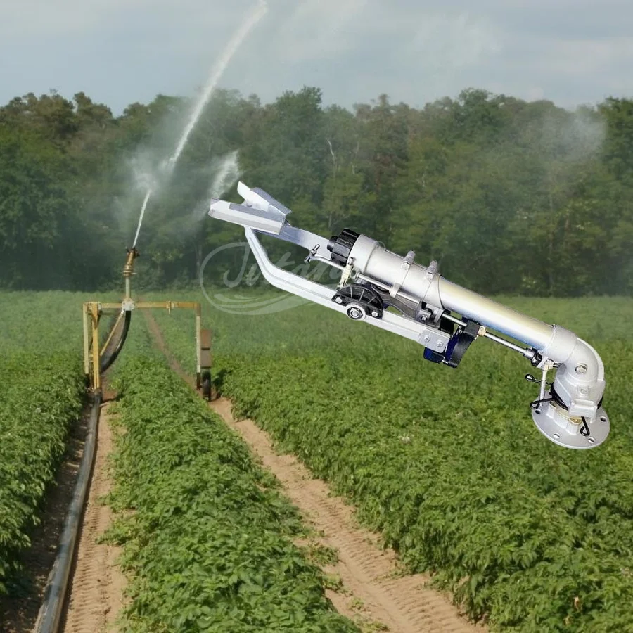 Titans Agricultural 120 Meters 2 Inch Big Rain Gun Sprinkler 360 Rotary for Agriculture Farmland Irrigation