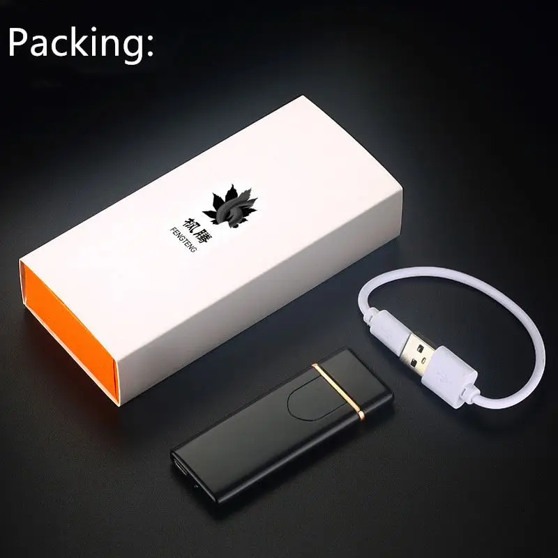 USB charging lighter touch screen electronic cigarette lighters small rechargeable lighter