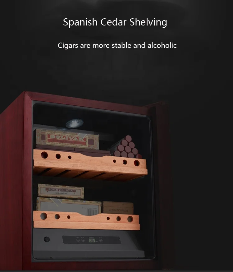 New arrival 250 count electrical humidor cabinet cigar humidor refrigerator