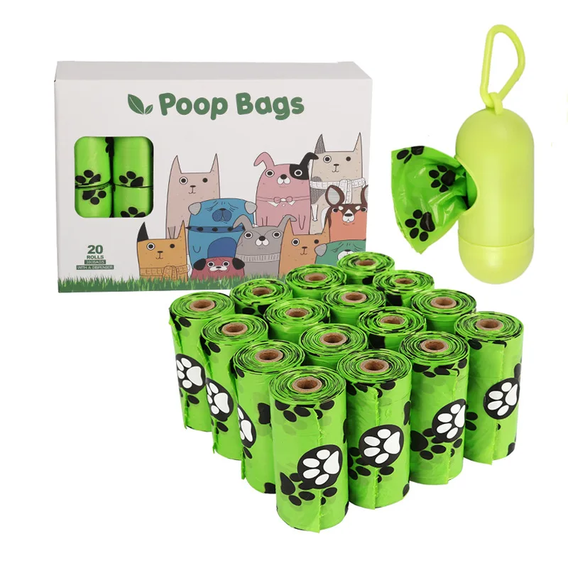 EPI Biodegradable Many Choice Affordable Custom Printed Pet Garbage Bag Dog Poop Bag Dispenser Dog Cleaning Supplies