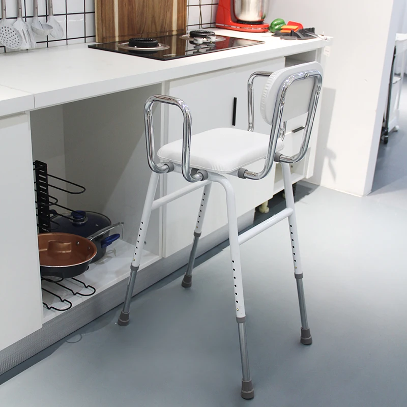 Factory Manufacture Various Adjustable Non-Slip Shower Chair with Armrest and Backrest