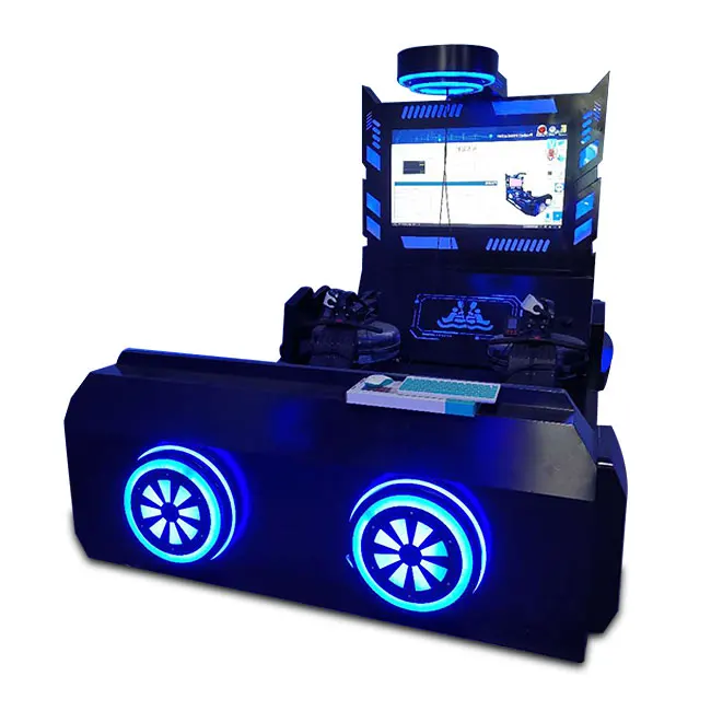 New Funny vr game machines  Indoor Playground 9d Vr Boat Rowing Simulator vr cinemas